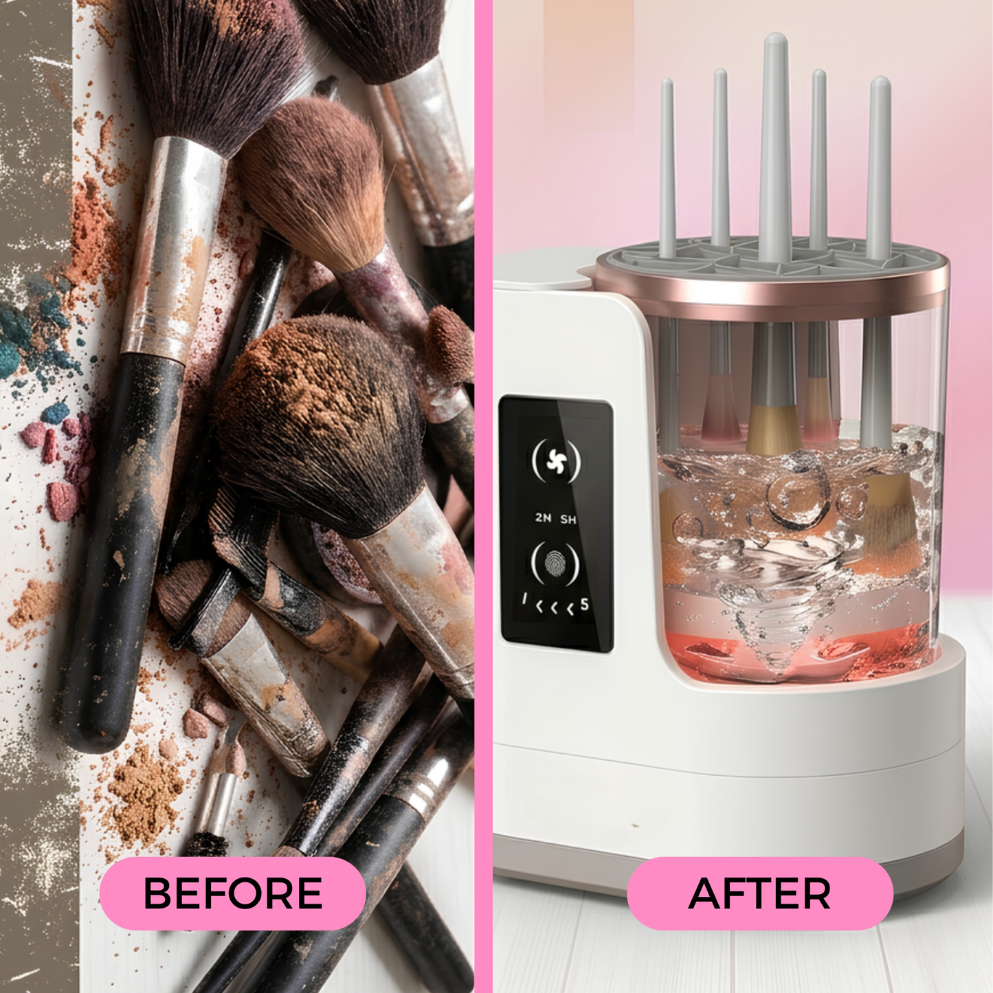 3-in-1 Automatic Makeup Brush Cleaner & Dryer